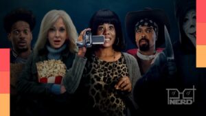 Cartaz do filme Todo Mundo em Pânico 6 comemorando marca de US$ 1 bilhão na bilheteria global