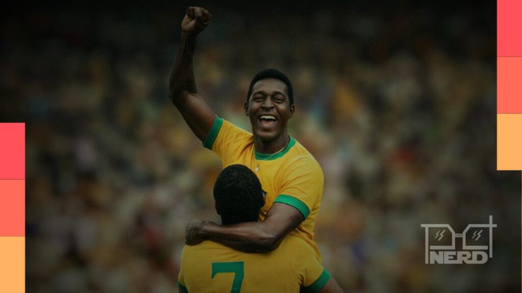 Capa temática com a Seleção Brasileira e títulos da Netflix para entrar no clima da Copa