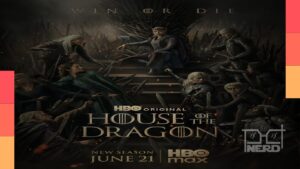 Cartaz geek com ícones de Spielberg, Toy Story 5, supergirl e um dragão remetendo a House of the Dragon para Junho 2026