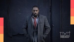 Idris Elba em destaque, representando Luther, The Wire e filmes de ação e super-heróis