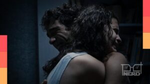 Cena sombria de Alpha, filme de Julia Ducournau, com atmosfera de pânico e transformação em mármore