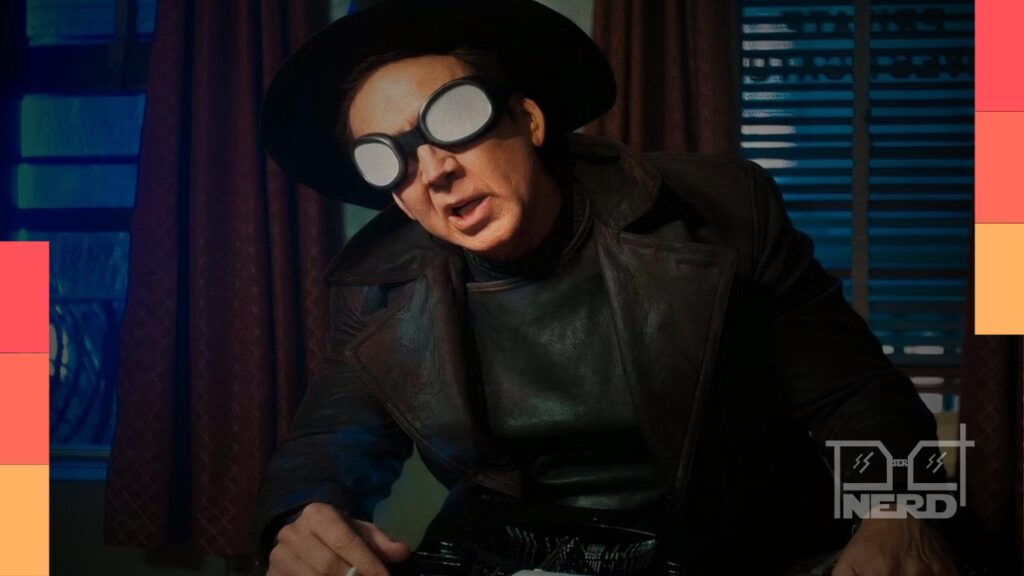 Nicolas Cage em Spider-Noir, nova série do Prime Video, com estética noir de suspense de super-herói