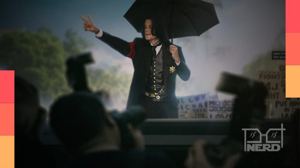 Imagem de capa com referência ao documentário Michael Jackson: O Veredito da Netflix e o julgamento de 2005