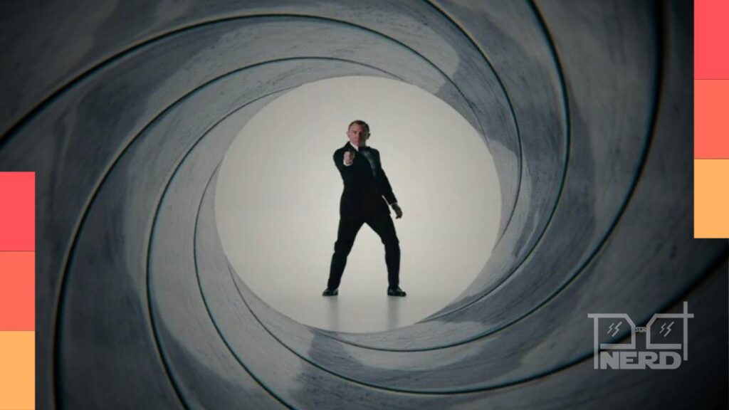 Foto de divulgação de 007 com Daniel Craig ao lado de citação sobre Bob Iger e negociações da Disney