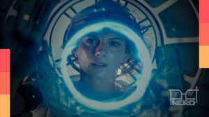 Imagem de divulgação da Netflix com protagonista de Oxigênio, filme de ficção científica indicado para quem gostou de Resistência no Top 10