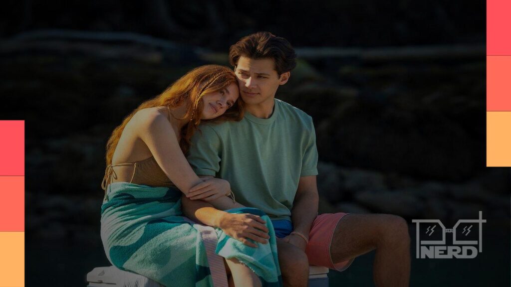 Cena de romance adolescente com clima de verão ao fundo para representar Depois daquele Ano na Prime Video