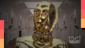 C-3PO visto em um card colecionável de Star Wars associado à polêmica do card 207