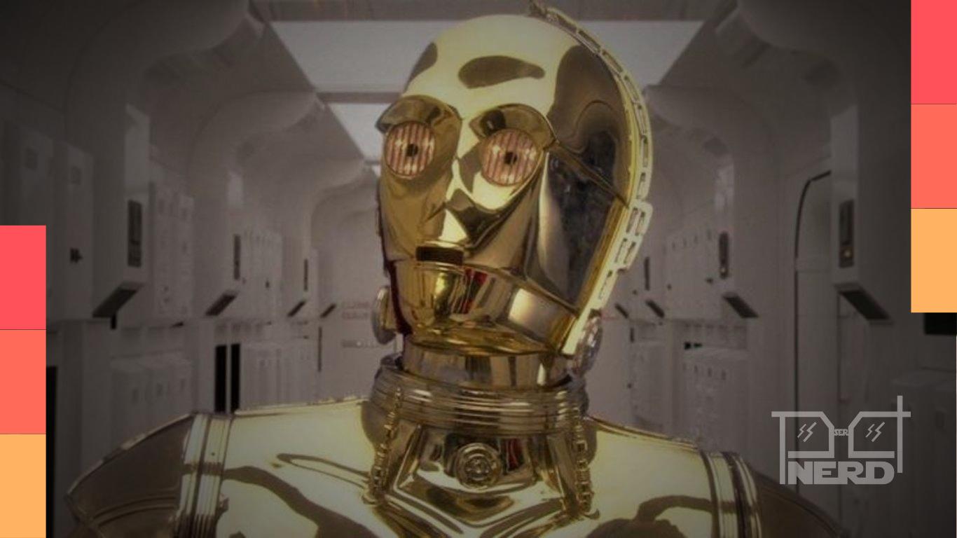 C-3PO visto em um card colecionável de Star Wars associado à polêmica do card 207