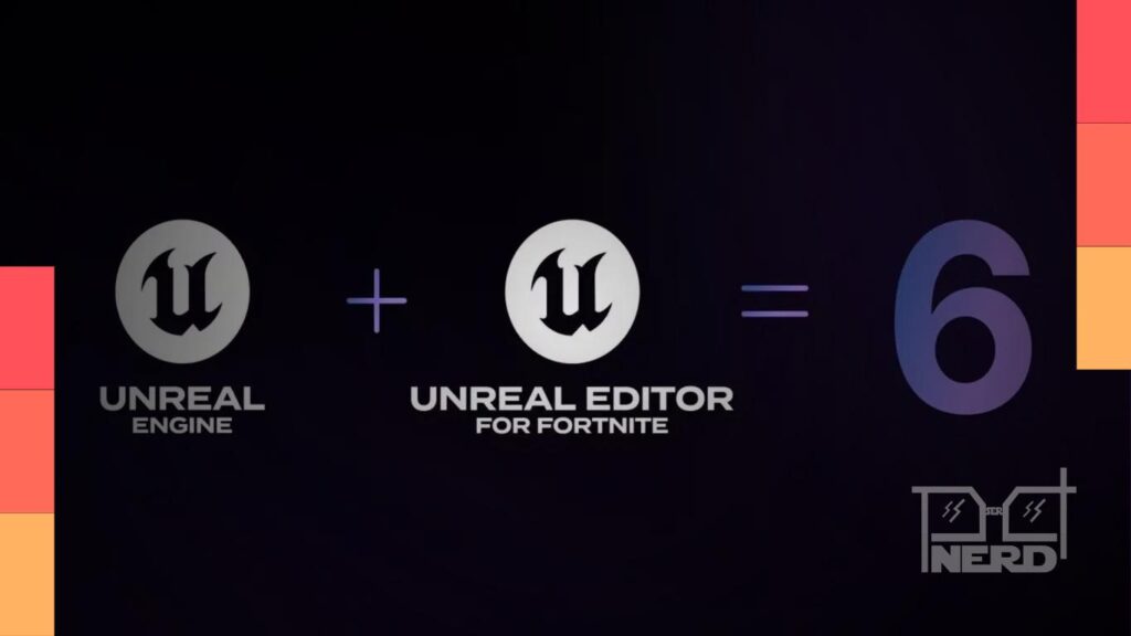 Imagem conceitual da Unreal Engine 6 com ícones de IA e portabilidade entre jogos