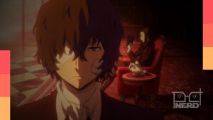 Ilustração com títulos Odd Taxi, Bungo Stray Dogs, Detective Conan e Mononoke como mystery anime 10/10 segundo a CBR