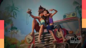 Duas protagonistas de A Ilha Esquecida em uma ilha mística após cenas exclusivas na SDCC 2026