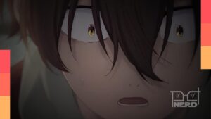 Personagem Kihachi Sakamoto em cena de A Luz do Futuro, preparando invenções elétricas no Episódio 1