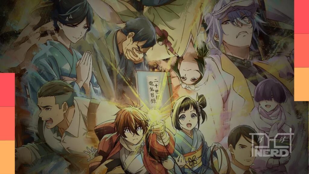 Pôster de A Luz do Futuro com personagens e créditos da Kyoto Animation