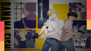 Cartaz de Banana Fish com Ash Lynx e Eiji Okumura anunciado na Netflix