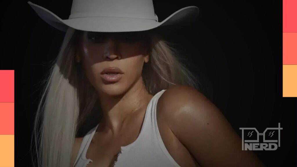 Ilustração da Beyoncé em clima de Dia da Independência dos EUA lançando “Morning Dew (Donk)”.