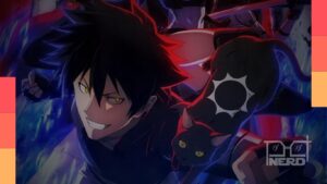 Ilustração do anime Black Torch com foco no protagonista e o tema shinobi e ação sobrenatural na Crunchyroll