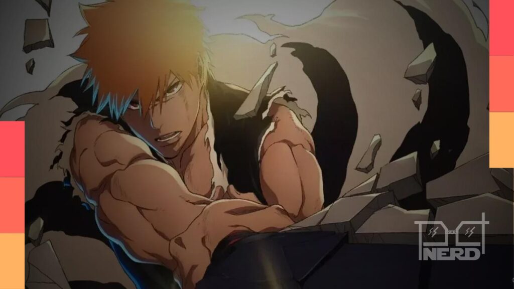 Cena do trailer final de The Calamity em Bleach: Thousand-Year Blood War, com referência à abertura I-BULL e ao encerramento Rasen
