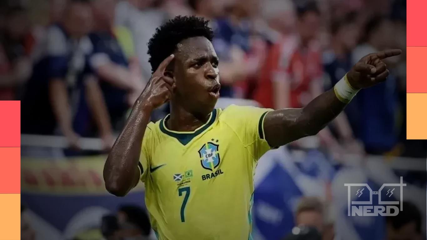 Placar e bola de futebol com a indicação Brasil x Noruega e horário 17h na Copa do Mundo 2026