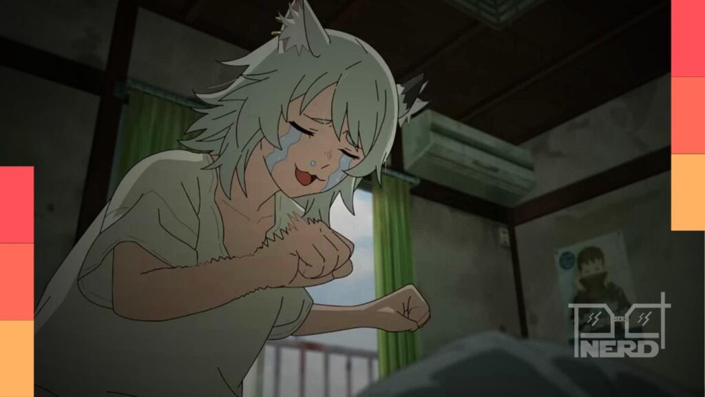 Cena de Chainsmoker Cat com clima adulto e protagonista-gata fumando, gerando reações divididas na Netflix