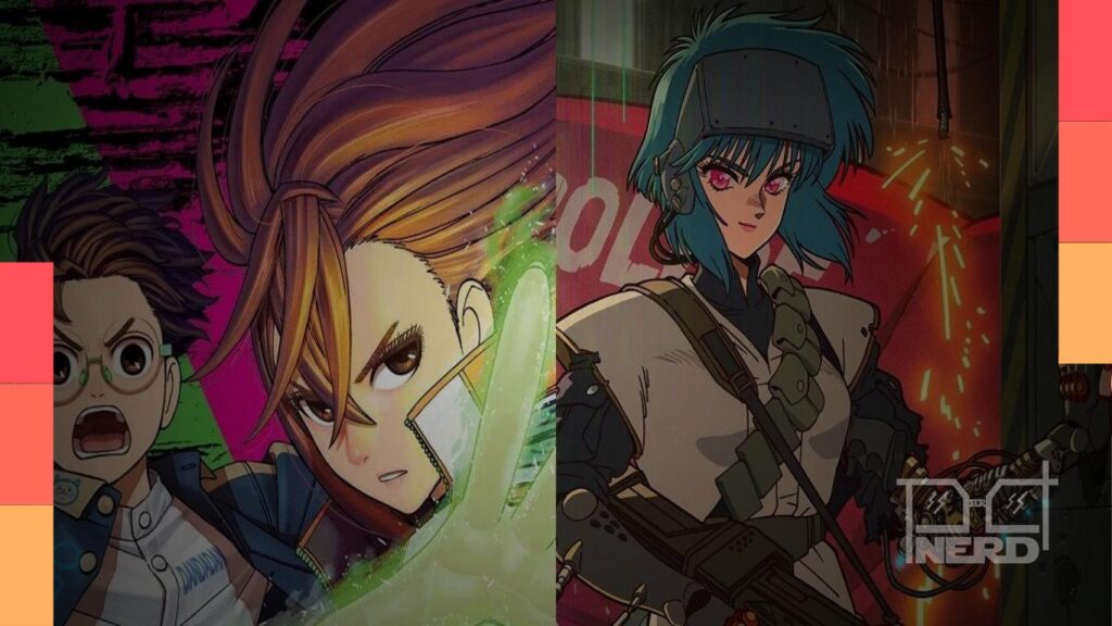 Ilustração de The Ghost in the Shell divulgada pelo criador de Dan Da Dan em comemoração ao novo anime no Prime Video