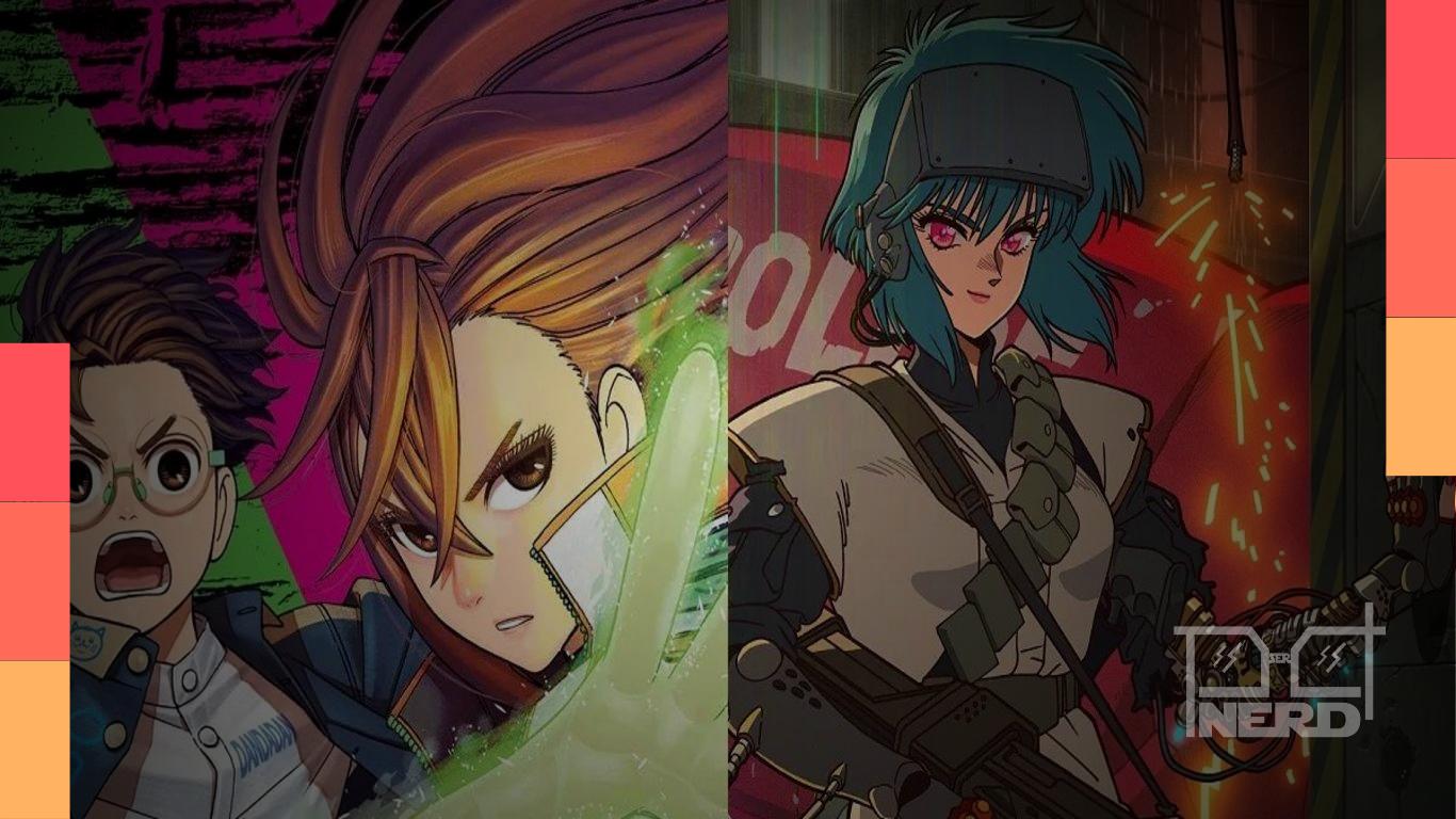 Ilustração de The Ghost in the Shell divulgada pelo criador de Dan Da Dan em comemoração ao novo anime no Prime Video