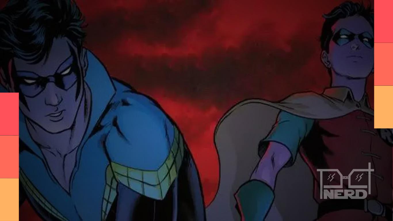 Ilustração de heróis da DC em estilo de animação, sugerindo nova produção do DC Studios