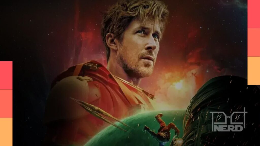 Ryan Gosling em Devoradores de Estrelas, filme de ficção científica disponível no Prime Video