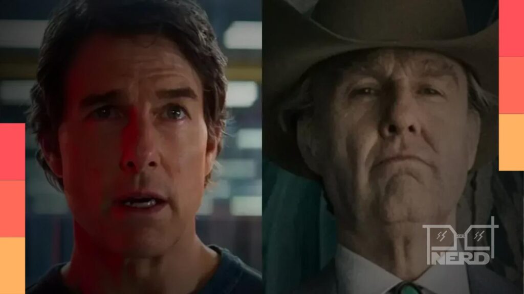 Tom Cruise com visual envelhecido e diferente em pôster do filme Digger