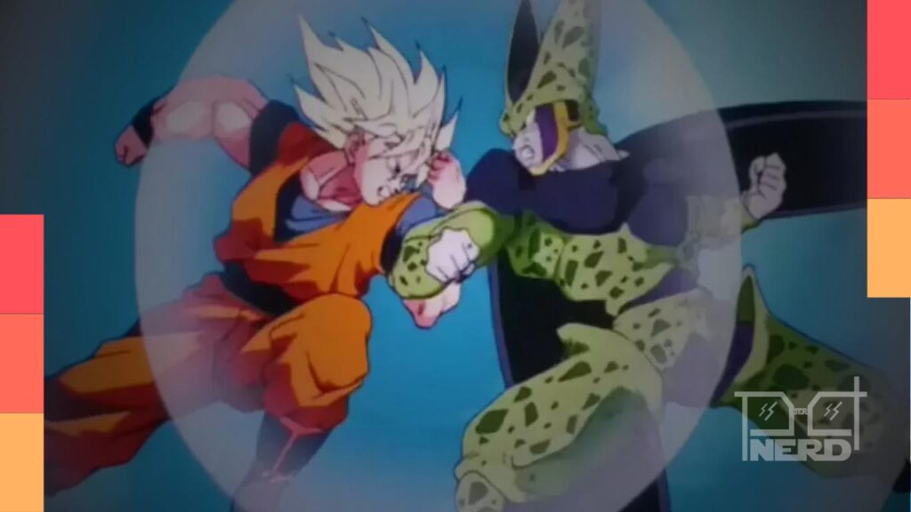 Esboço do vilão Cell em diferentes fisionomias feito por Akira Toriyama em 1992, revelado em Toriyama Archives
