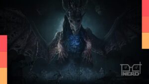 Cena do Domínio Esquecido em Dragon’s Dogma 2: Dark Arisen com foco no loot e na criação de personagens