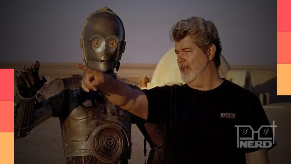 George Lucas em entrevista defendendo o uso de IA no cinema e comparando resistência tecnológica a carros do século XX