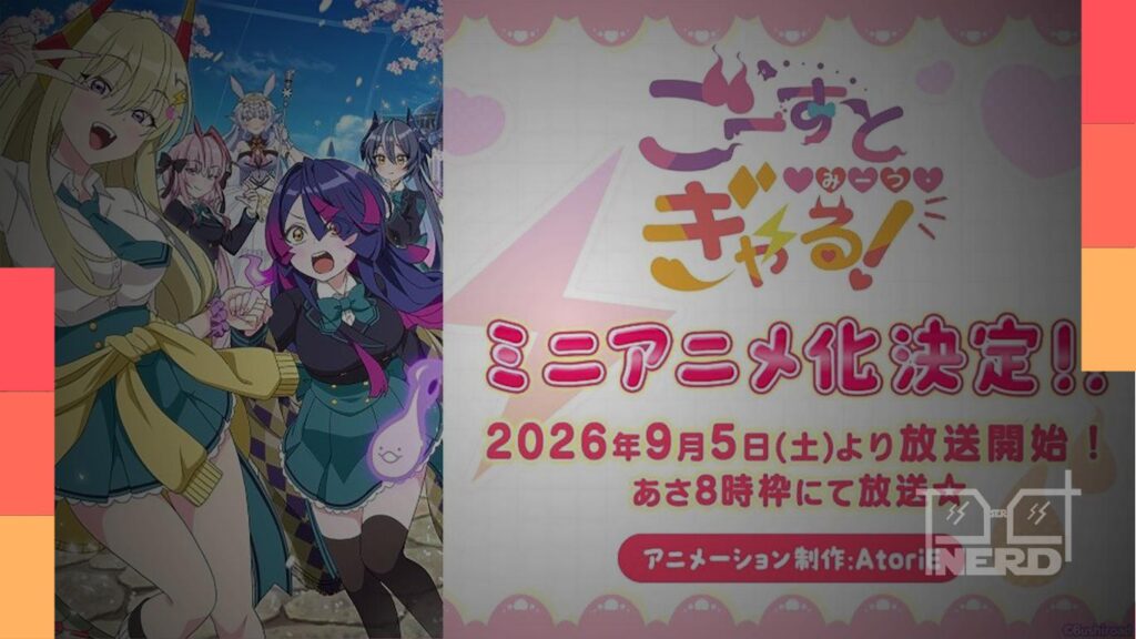 Imagem promocional de Ghost Meets Gal, spinoff de Cardfight!! Vanguard, com data de estreia em 5 de setembro