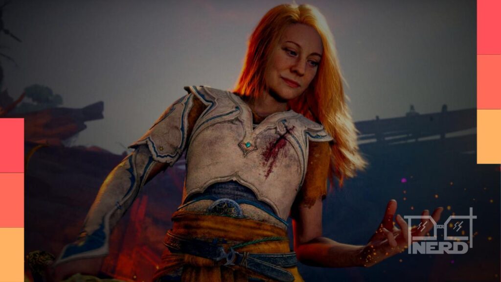 Faixa de anúncio de God of War: Laufey com a data de lançamento em 16 de fevereiro de 2027