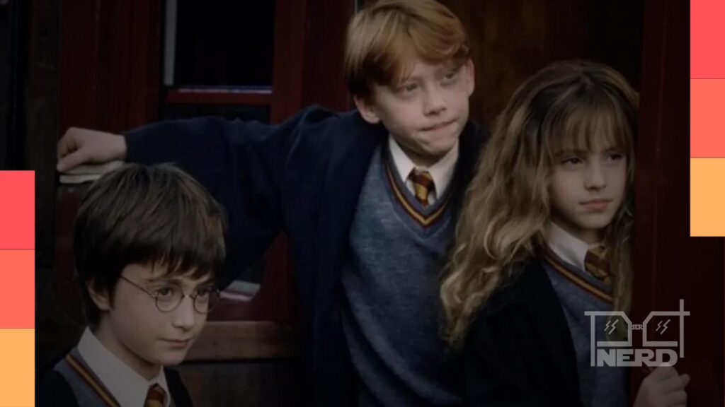 Cartaz de Harry Potter e a Pedra Filosofal destacando o retorno do filme aos cinemas brasileiros para celebrar 25 anos