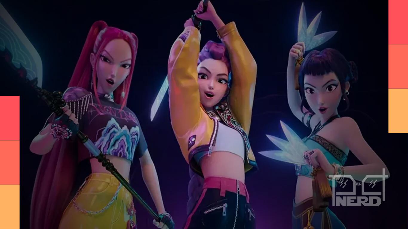 Brinquedos da Hasbro inspirados em Guerreiras do K-Pop, incluindo armas cerimoniais e lightsticks