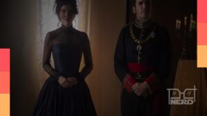 Belinda em caracterização como Carlota em novas imagens oficiais da série Carlota da HBO Max