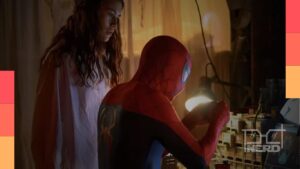 Homem-Aranha em destaque com o título Homem-Aranha: Um Novo Dia e indicação de duração de 2h24