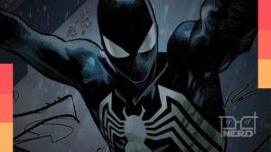 Tom Holland em evento e referência ao uniforme preto do simbionte em Homem-Aranha: Um Novo Dia