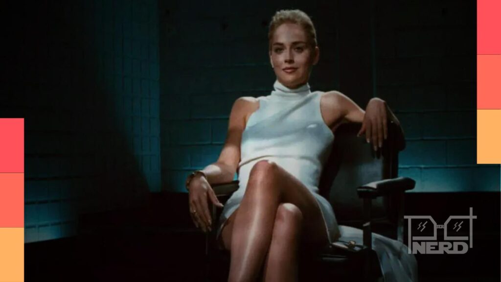 Catherine Tramell (Sharon Stone) em clima de suspense no reboot de Instinto Selvagem