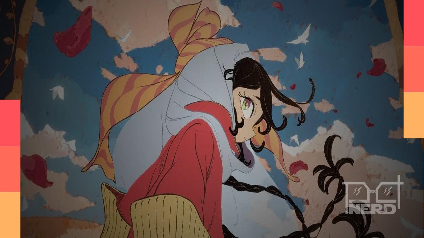 Ilustração promocional de Jaadugar: A Witch in Mongolia com foco na protagonista Sitara em cenário mongol