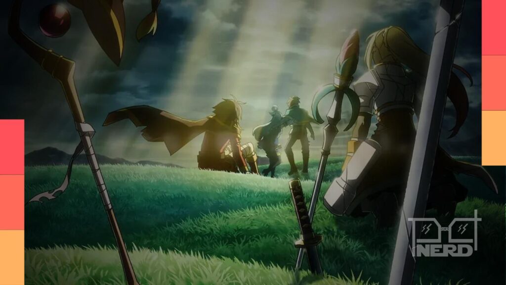 Arte promocional da 4ª temporada de KonoSuba com previsão de estreia para 2027