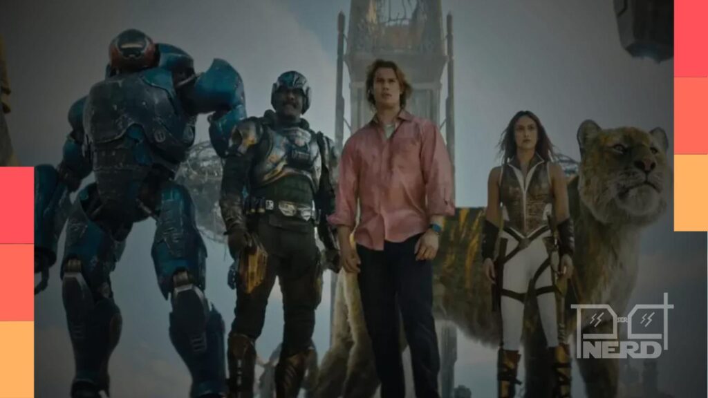 Cartaz do filme Mestres do Universo com He-Man e data de estreia no streaming do Prime Video