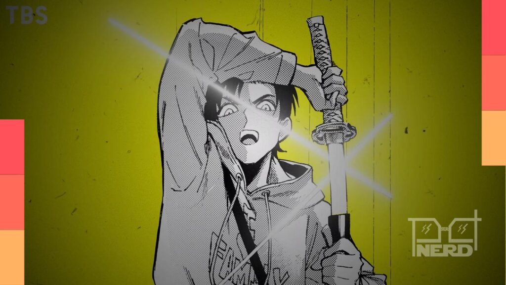 Imagem promocional do anime Millennium Family (Odoru Sennen Kazoku) anunciando que está em produção, sem data de estreia divulgada