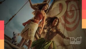 Cartaz do live-action de Moana com números de bilheteria e aviso de prejuízo