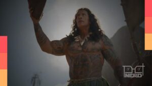 Moana e Maui em cena do live-action, com clima oceânico e destaque para o debate dos remakes