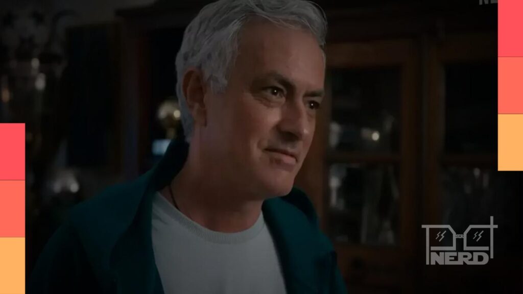 Imagem de divulgação do documentário Mourinho na Netflix com foco no técnico José Mourinho