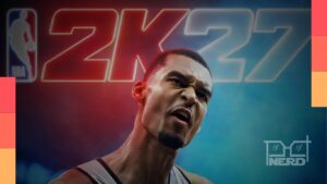 Capa de NBA 2K27 com anúncio de que o jogo terá português brasileiro como opção de idioma