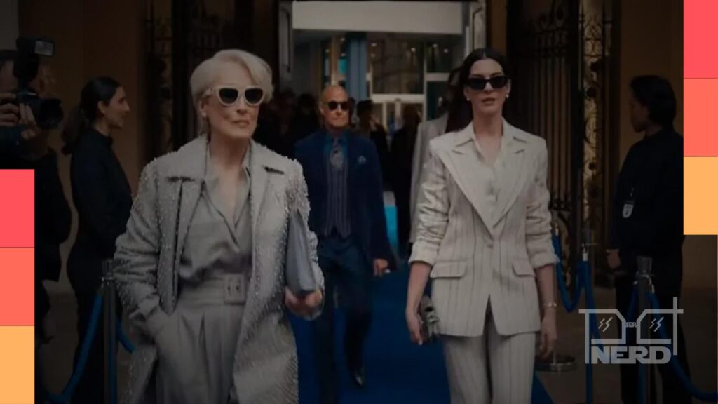 Cartaz de O Diabo Veste Prada 2 com informação de estreia no Disney+ em 29 de julho