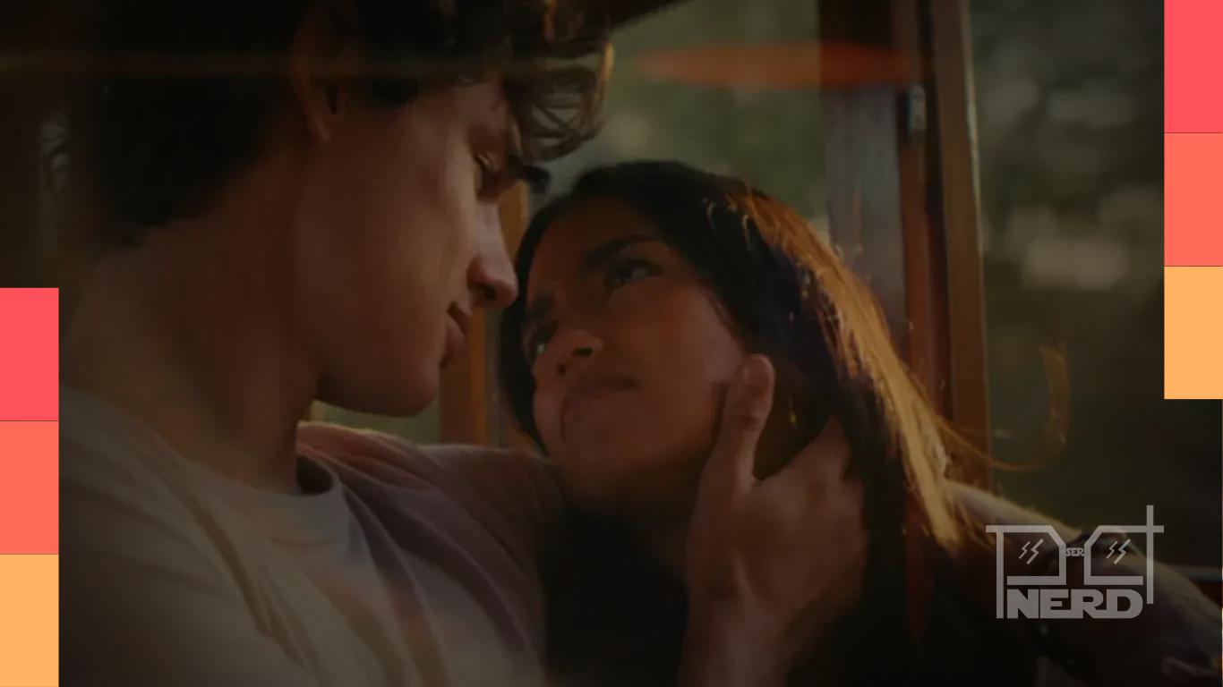 Maia Reficco e Fernando Lindez em cena do trailer de O Último Nascer do Sol, novo romance do Prime Video