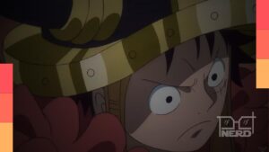Luffy e Zoro em combate no trailer do episódio 1170 de One Piece, relacionado à busca pela chave de Loki